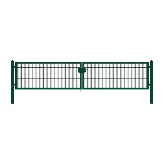 Rúrová krídlova brána Vario 2 krídlová - oznacenie:zelená alebo antracit, výka v cm: 103, celková írka v cm: 520, priechod v cm: 500