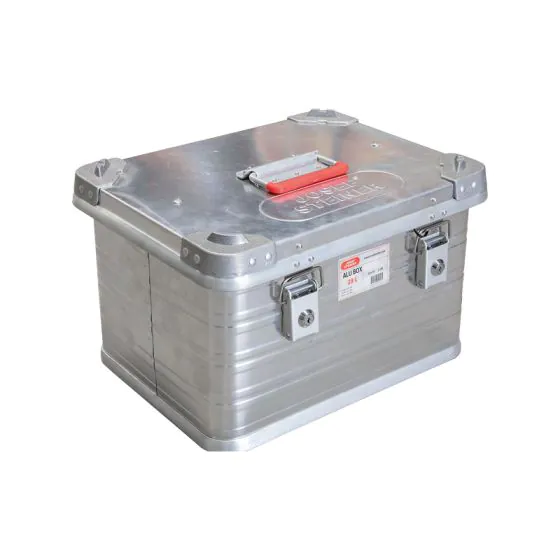 Hliníkový prepravný box Priemyselné prevedenie - Vonkajšie rozmery Dĺžka x šírka x Výška (mm):432x335x267, Vnútorné rozmery  Dĺžka x šírka x Výška (mm): 400x300x245, Objem l: 29