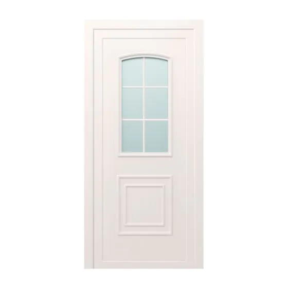 Plastové dvere / Vchodové dvere  Mod. Classic 2 - 1000 x 2100 mm (šírka x výška), Doraz: vo vnútri vpravo - DIN pravé