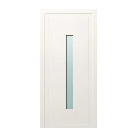 Plastové dvere / Vchodové dvere Mod. Modern 1 - 1000 x 2100 mm (šírka x výška), Doraz: vo vnútri vpravo - DIN pravé