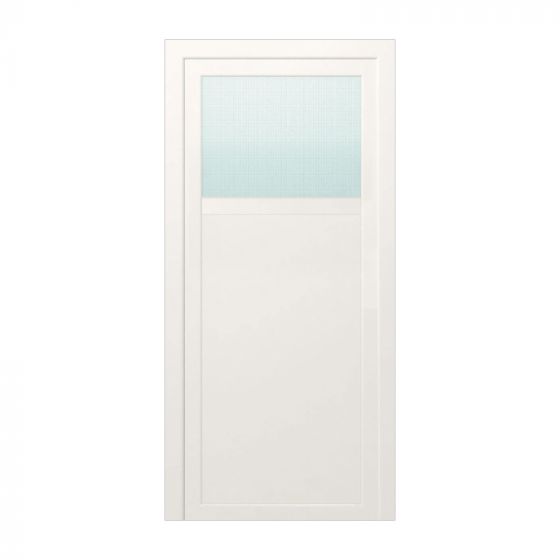 Plastové dvere / Vchodové dvere mod. STANDARD 1 980 x 1980 mm (šírka x výška), Doraz: vo vnútri vpravo - DIN pravé 
