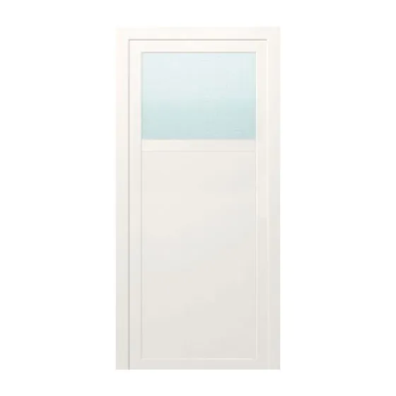 Plastové dvere / Vchodové dvere mod. STANDARD 1 980 x 1980 mm (šírka x výška), Doraz: vo vnútri ľavý - DIN ľavý 