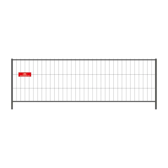 Mobilný plot / stavebný plot - šírka: 3,45 m / výška: 1,20 m