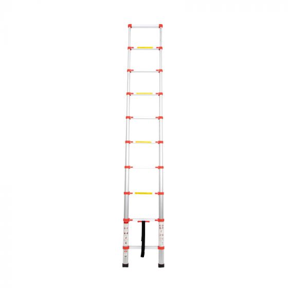 Teleskopický oporný rebrík - počet schodíkov: 10, dĺžka max.: 2,9 m