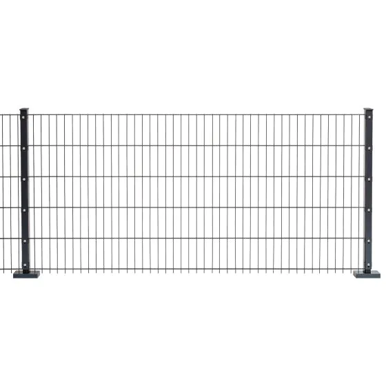 Plotové panely David 6/5/6 mm, dĺžka elementu 251 cm - pozinkované a. vrstva: antracitová vrstva, výška cm: 223, dĺžka cm: 251, hmotnosť ca. kg: 29