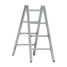 Hliníkový stojací rebrík Mod. 000 - Počet priečok: 2 x 4, Dĺžka ca. m: 1,22