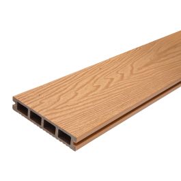 Terasové dosky WPC - Dĺžka: 2900 mm, Prierez: 140 x 25 mm, Farba: Drevená optika svetlá