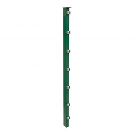 plotový stĺpik model P - pozinkované a. vrstva: Zelený, pre výšku plotu v cm: 123,  dĺžka v cm: 170, upevňov acie body: 7