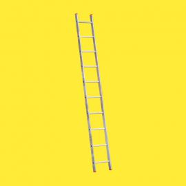 Hliníkový, príložný rebrík 2. možnosť - počet priečok:10, dĺžka ca. (m):2,84