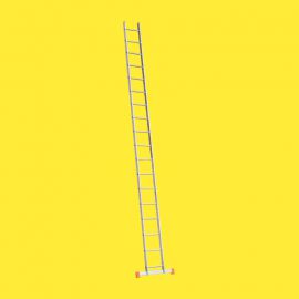 Hliníkový, príložný rebrík 2. možnosť - počet priečok:18, dĺžka ca. (m):5,07
