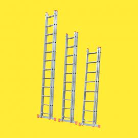 Hliníkový, posuvný rebrík, 2-dielny 2. možnosť
