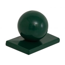 hliníková čiapočkový kryt s guličkou - Farbe: grün
