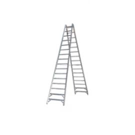 Hliníkový stojací rebrík Mod. 000 - Počet priečok: 2 x 16, Dĺžka ca. m: 4,61