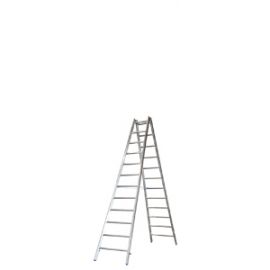 Hliníkový stojací rebrík pre maliarov Mod. M - počet priečok: 2 x 12, dĺžka v m: 3,85, hmotnosť v kg: 16.2