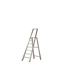 Stojací rebrík s hliníkovými schodíkmi Mod. PL - Počet schodov: 7, Výška po platformu: 1,49, Celková výška: 2,14, Spodné rozloženie m: 0,60