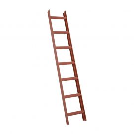 Hliníkový strešný rebrík Mod. S15000 - Farba: červená, Dĺžka m: 2,52