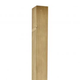 obmedzovací stĺpik 9 x 9 cm z borovice s navŕtaním