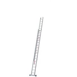 Euro-Profi Výsuvný rebrík s lanom 2-dielny Mod. S312 - Počet priečok: 2 x 17, Dĺžka min. ca. m: 4,95, Dĺžka max. ca. m: 8,55, max. pracovná výška: 9,55