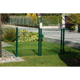 Okrasná plotová brána Rom - pozinkované a. vrstva: pozinkované, výška cm: 123, Šírka v cm: 81 oder 104