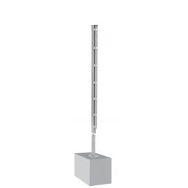 Stĺp David A - pozinkované a. vrstva: pozinkované, pre výšku plotu v cm: 143,  dĺžka v cm: 200, upevňov acie body: 8