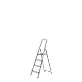 Rebrík pre domácnosť s podperným madlom Mod. KH - Počet priečok: 4,  Výška platformy: 0,78,  Rozmer profilov: 40 x 20