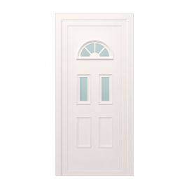 Plastové dvere / Vchodové dvere Mod. Classic 1 - 1000 x 2100 mm (šírka x výška), Doraz: vo vnútri vpravo - DIN pravé