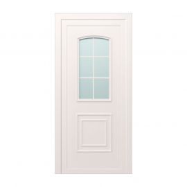 Plastové dvere / Vchodové dvere  Mod. Classic 2 - 1000 x 2100 mm (šírka x výška), Doraz: vo vnútri vpravo - DIN pravé