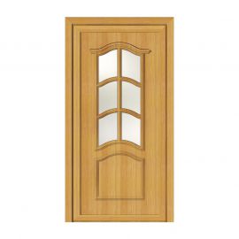Plastové dvere / Vchodové dvere Mod. Forest - 1000 x 2100 mm (šírka x výška), Doraz: vo vnútri ľavý - DIN ľavý