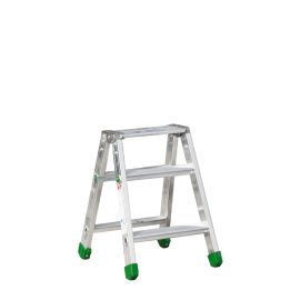 Hliníkový stojací rebrík so širokým nášlapom Light Star - počet schodíkov: 3