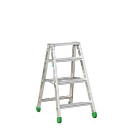 Hliníkový stojací rebrík so širokým nášlapom Light Star - počet schodíkov: 4