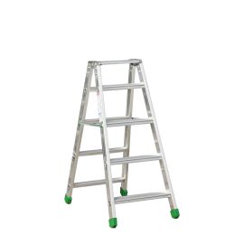 Hliníkový stojací rebrík so širokým nášlapom Light Star - počet schodíkov: 5