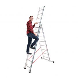 Euro-Profi Viacúčelový rebrík 3-dielny Mod. S307