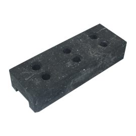 stavebný plot z umelej hmoty, čierna farba, PVC