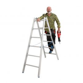 Hliníkový stojací rebrík Mod. 000