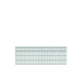 Okrasné ploty Rom  - dĺžka elementu 251 cm - pozinkované a. vrstva: zelená vrstva, výška cm: 83, dĺžka v cm: 251
