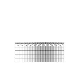 Okrasné ploty Rom  - dĺžka elementu 251 cm - pozinkované a. vrstva: antracitová vrstva, výška cm: 103, dĺžka v cm: 251


