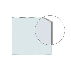 spájacie bezpečnostné sklo 2 x 4 mm - prevedenie: s matnou bielou fóliou,  typ skla: Float,  referencie: ceny/m²