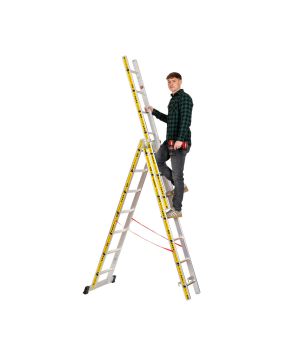 Euro-Light Viacúčelový rebrík 3-dielny mod. 207