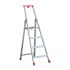 Eurostep-podestový rebrík PRO model 870 hliník - počet schodíkov: 4, výška platformy (m): 0,89, pracovná výška (m): 2,69, hmotnosť (kg): 5,2