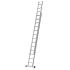 Euro-Profi Výsuvný rebrík 2-dielny Mod. S302 - Počet priečok: 2 x 13,  Dĺžka min. ca. m: 3,85,  Dĺžka max. ca. m: 6,60,  max. pracovná výška: 7,60