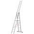 Goldpunkt Viacúčelový rebrík Mod. 300 - Počet priečok: 3 x 11, Dĺžka stojacieho rebríka: 3,10 m, Dĺžka stojacieho rebríka s nadstavcom: 5,25 m, Dĺžka oporného 3-dielneho rebríka.: 7,80 m