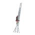 Priemyselný výsuvný rebrík s lanom 3-dielny, Mod. 0733 - Počet priečok: 3 x 18,  Dĺžka min. ca. m: 5,2,  Dĺžka max. ca. m: 13,1,  Hmotnosť ca. kg: 50,3