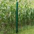 plotový stĺpik model U - pozinkované a. vrstva: Zelený, pre výšku plotu v cm: 183,  dĺžka v cm: 240, upevňov acie body: 4