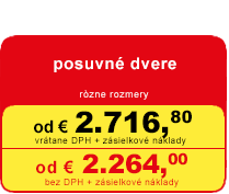 posuvné dvere